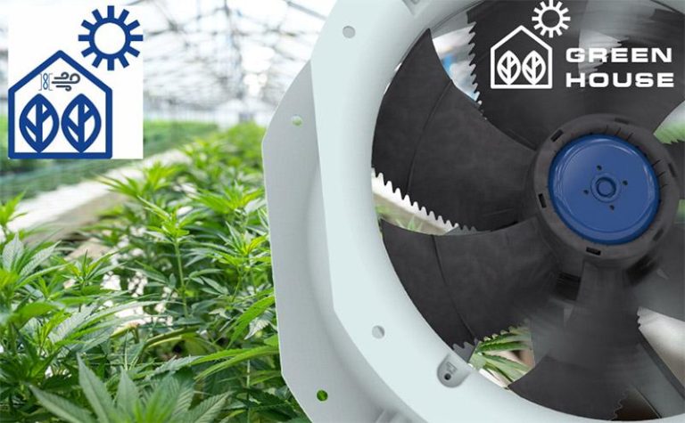 Ventilador Axial para invernaderos ZAplus blanco